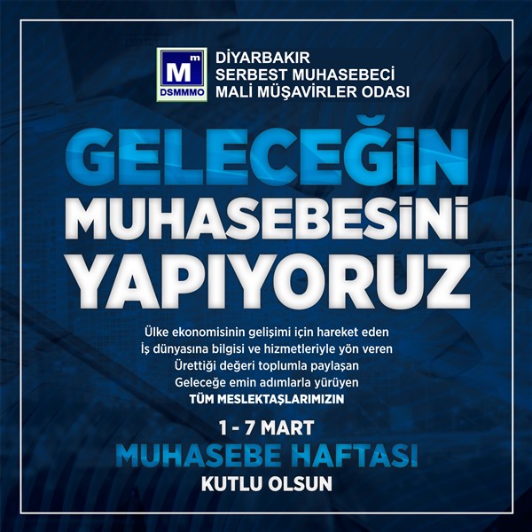 1-7 Mart Muhasebe Haftası Kutlu Olsun