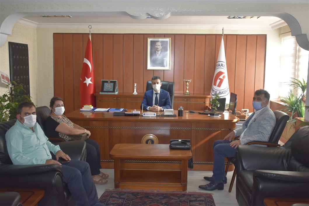 2020 09 21 VERGİ DAİRESİ YENİ BAŞKANI RAMAZAN YAŞAR'A TEBRİK ZİYARETİ